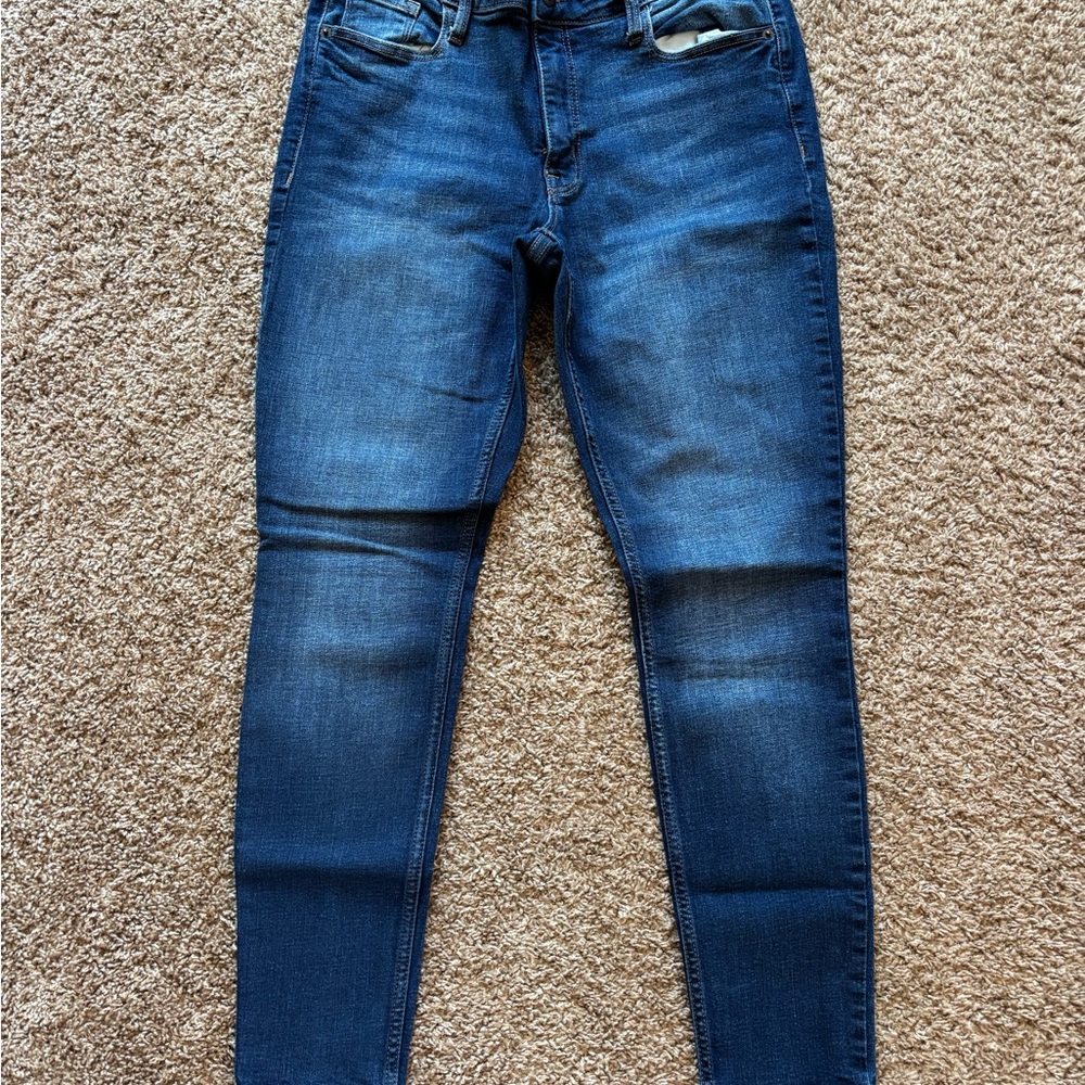 Old Navy Women’s Rockstar Skinny Dark Blue Jeans Size 14